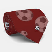 Scattered Soccer | Football sport Gift Stropdas (Opgerold)