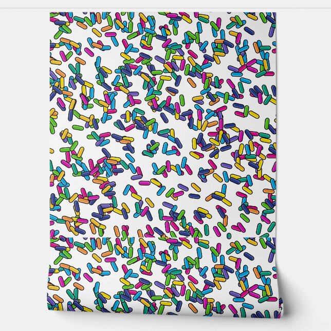 Scattered Sprinkles Pattern Behang (Afrollen)