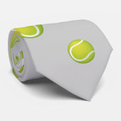 Scattered Tennis Balls | Sportcadeau Stropdas (Opgerold)