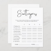 Scattergories | VRIJGEZELLENFEEST (Voorkant / Achterkant)
