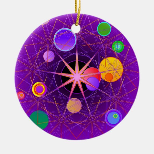 Scattering Angels Keramisch Ornament (Voorkant)