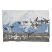 Scattering Geese Kussensloop (Voorkant-Links)