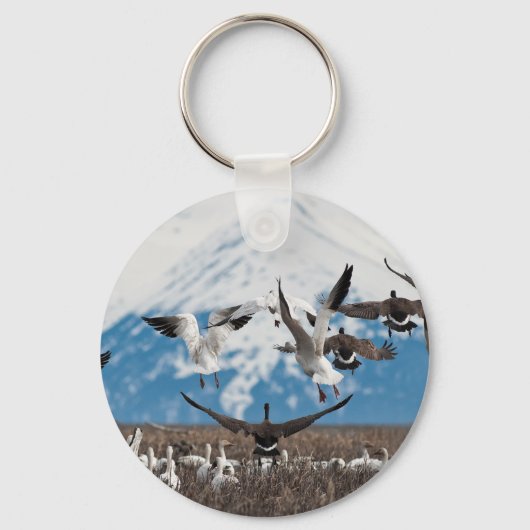 Scattering Geese Sleutelhanger (Voorkant)
