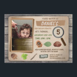 SCAVENGER HUNT FOTO KINDEREN VERJAARDAG UITNODIGIN KAART<br><div class="desc">Leuke Scavenger Hunt Party uitnodiging. Perfect voor elke leeftijd Verjaardagsfeest van jongen of meisje...  VOEG GEWOON UW FOTO TOE EN VERANDER DE TEKST NAAR UW FEEST. Back print inbegrepen.</div>