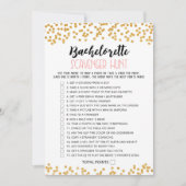 Scavenger Hunt Party bewerkbare game Kaart (Voorkant)