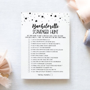 Scavenger Hunt Party bewerkbare game Kaart