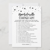 Scavenger Hunt Party bewerkbare game Kaart (Voorkant)