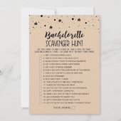 Scavenger Hunt Party bewerkbare game Kaart (Voorkant)