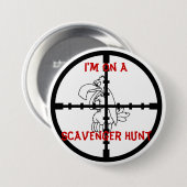 Scavenger Hunt Ronde Button 7,6 Cm (Voorkant /achterkant)