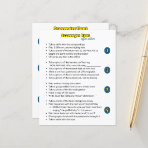 Scavenger Hunt Team Building Activiteit voor Werk