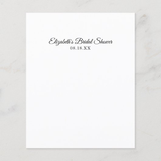 Scavenger Hunt | VRIJGEZELLENFEEST (Achterkant)