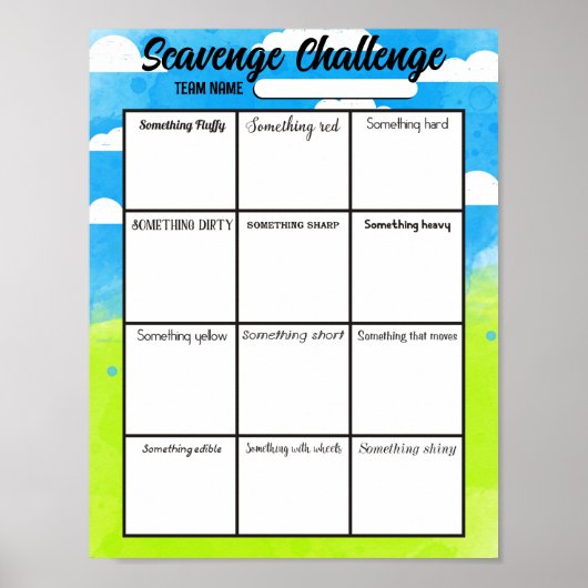 Scavenger jacht kantoor breaker game download poster (Voorkant)