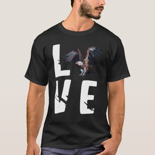 Scavenger Ornithologie Carrion Vogel Watcher Love T-shirt (Voorkant)