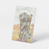 Scavenger Reclamebord Met Voetstuk (Voorkant)