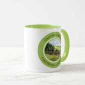 Scawgill Bridge over het Aiken Lake District UK Mok (Voorkant rechts)