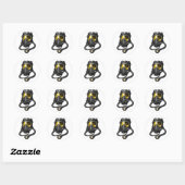 SCBA-masker Ronde Sticker (Vel)
