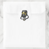 SCBA-masker Ronde Sticker (Tas)