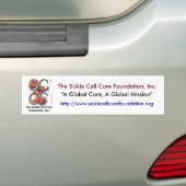 SCCFdesign, de Kure Stichting van de Cure van d Bumpersticker (Op auto)