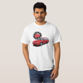 SCCNA Hot Red Saturn Gen 2 Wagon T-Shirt (Voorkant volledig)