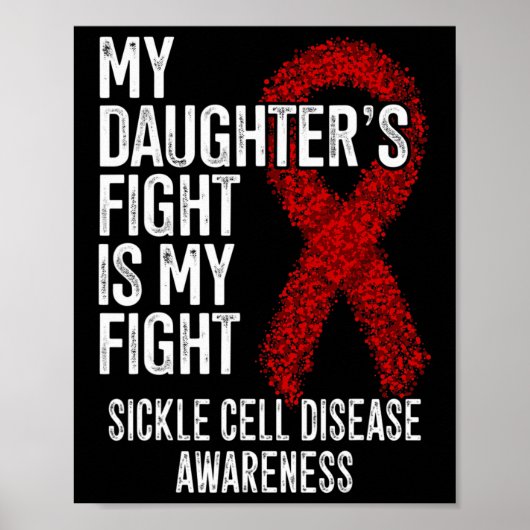 SCD Het gevecht van mijn dochter is mijn vechtsikk Poster (Voorkant)