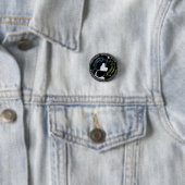 SCDR-Sturgeon for Tomorrow Button-Black Ronde Button 3,2 Cm (In situ)