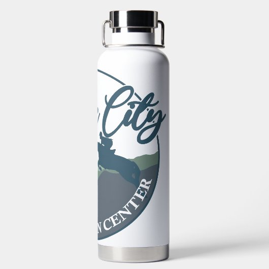 SCEC, 32 oz Water Bottle, large logo Waterfles (Achterkant)