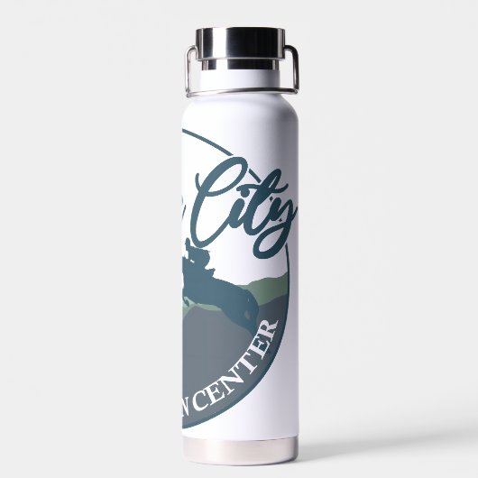 SCEC Water Bottle 1, large logo Waterfles (Achterkant)