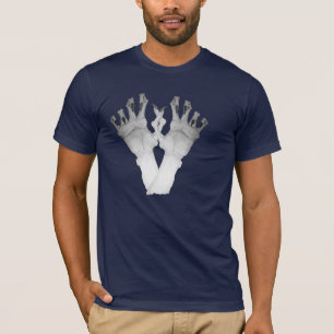 Scenario gekke gruwelijke monsterhand t-shirt