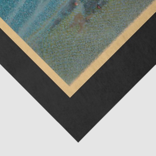 Scenario  Halloween Witch op Broomstick Tissuepapier (Detail)