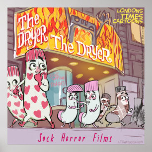 Scenario Sokken films Funny Premium Glossy Poster