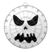 Scenario-spookschedel gezicht Halloween party game Dartbord (Voorkant)