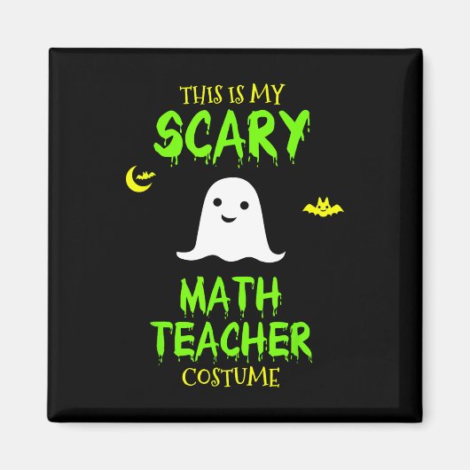 Scenario Wiskunde docent kostume Halloween Lazy Ea Magneet (Voorkant)
