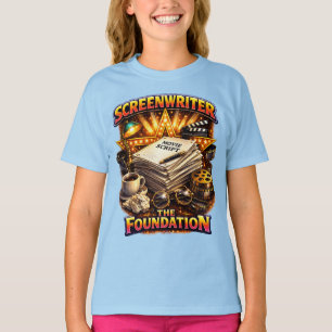 Scenarioschrijver - Het Fundament Meisjes Donkere T-shirt