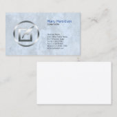 Scenarioschrijver Vet Quill Icon Visitekaartje (Voorkant / Achterkant)