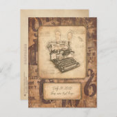 Scenarist / Scriptschrijver Kunstgeschenk Briefkaart (Voorkant / Achterkant)