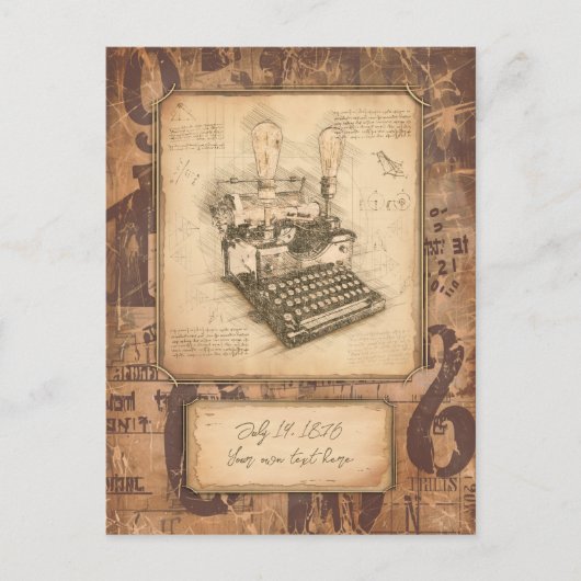 Scenarist / Scriptschrijver Kunstgeschenk Briefkaart (Voorkant)