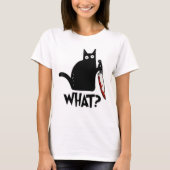 Scenary Black Cat zegt wat een thema betekent wat  T-shirt (Voorkant)