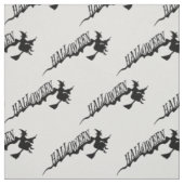 Scenary Black Witch Riding Broom Thunder_Cove Stof (Swatch)