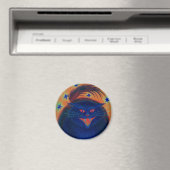 Scenary Cat Blue fridge magnet (Insitu (Vaatwasser))