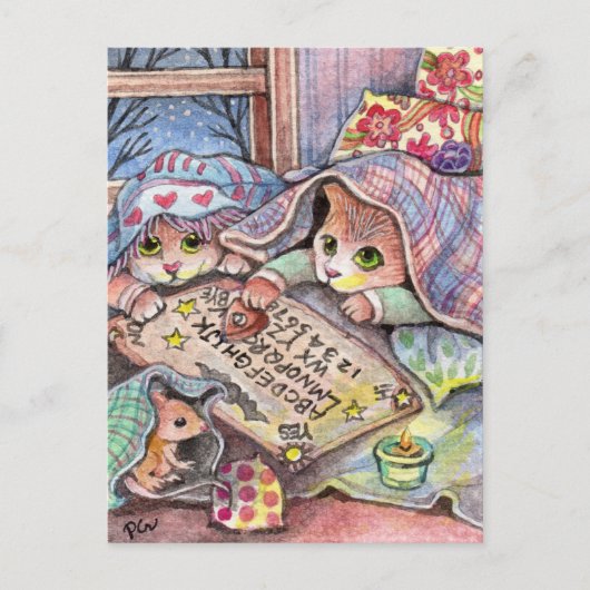 Scenary Cats Briefkaart (Voorkant)