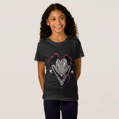 Scenary Clown Face Halloween Design T-shirt (Voorkant volledig)