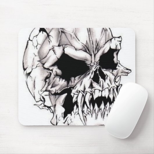 Scenary Evil Deadly Skull Mousepad Muismat (Met muis)