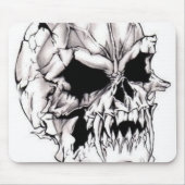 Scenary Evil Deadly Skull Mousepad Muismat (Voorkant)