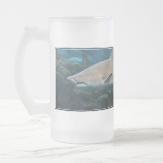 Scenary Great White Shark Matglas Bierpul (Links)