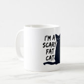 Scenary Halloween Black Cat Design grafisch Koffiemok (Voorkant links)