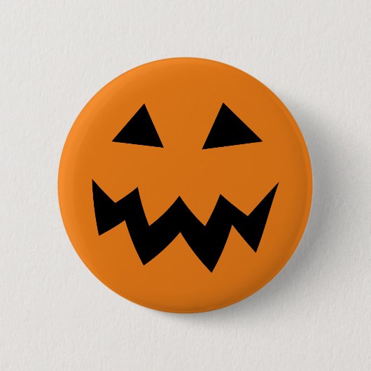 Scenary Halloween pumpkin-gezichtskapijkknoppen Ronde Button 5,7 Cm (Voorkant)