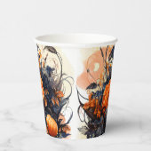 Scenary Halloween Skull Paper Cups Papieren Bekers (Rechts)