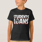 Scenary Halloween Students Loans Costuum T-shirt (Voorkant)