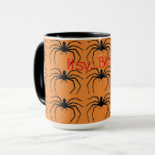 Scenary Halloween Witches Black Spider ontworpen Mok (Voorkant links)