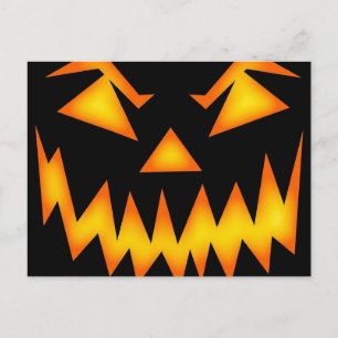 Scenary Jack O Lantern Face Briefkaart